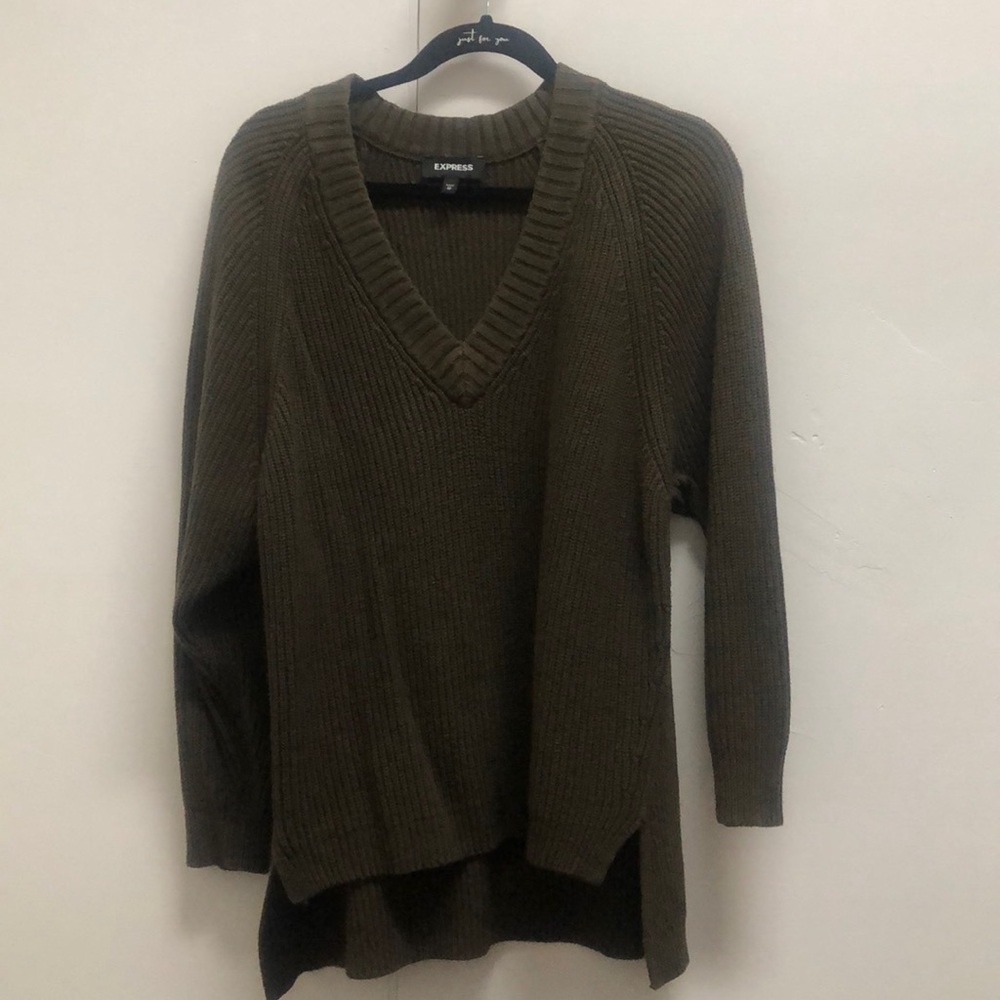Olive Oversized Sweater